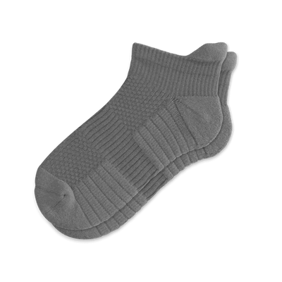 Gray Ankle Compression Socks