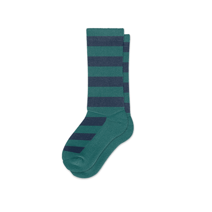 Green Navy EasyStretch™ Socks