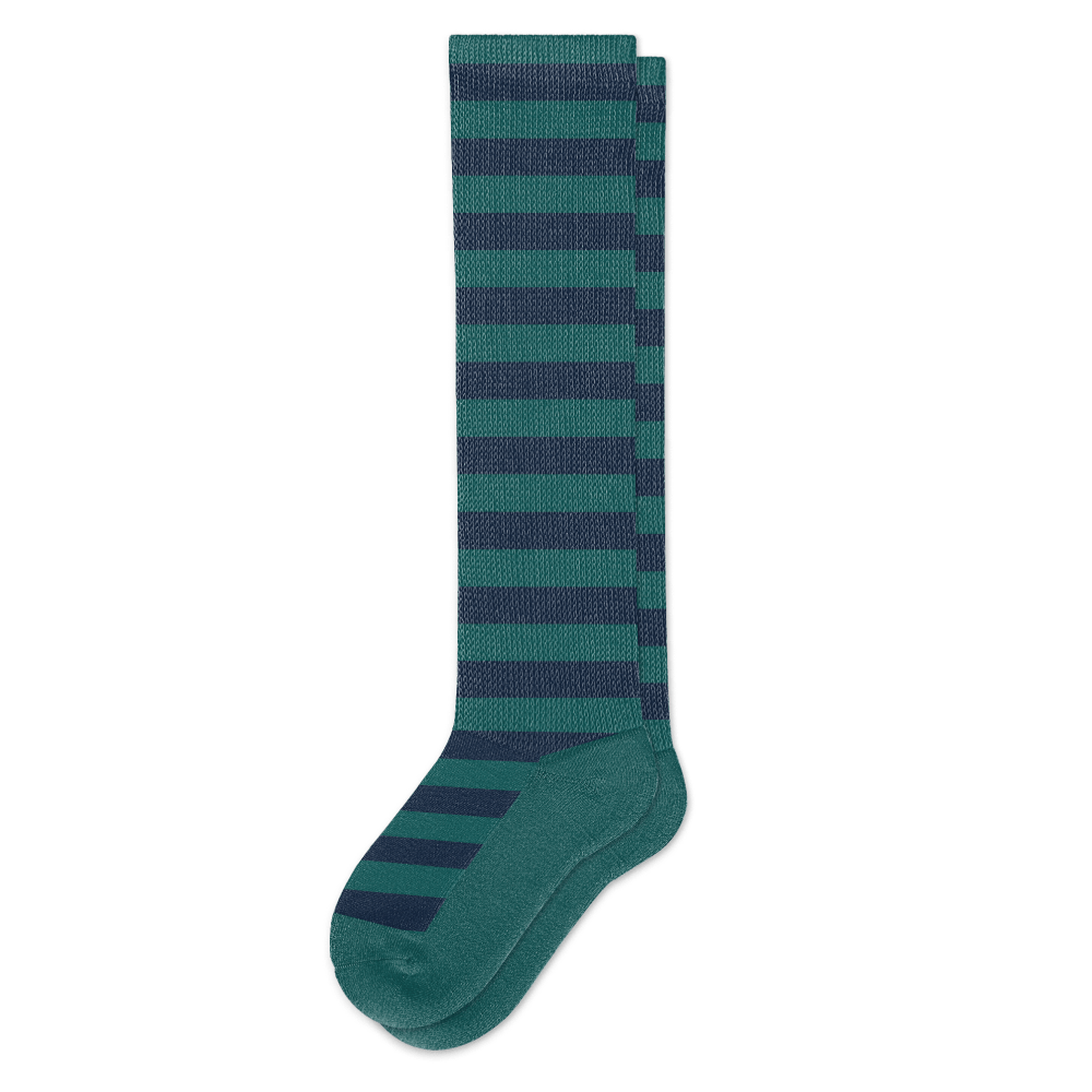 Green Navy EasyStretch™ Socks