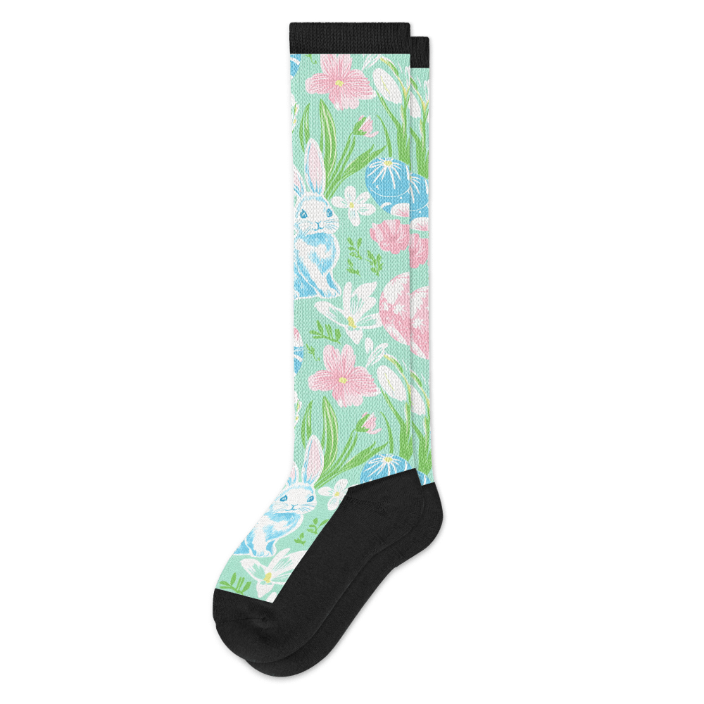 Bunny Garden EasyStretch™ Socks