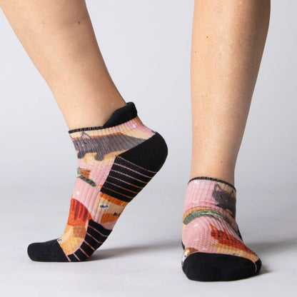 Cats in Boxes Ankle Compression Socks