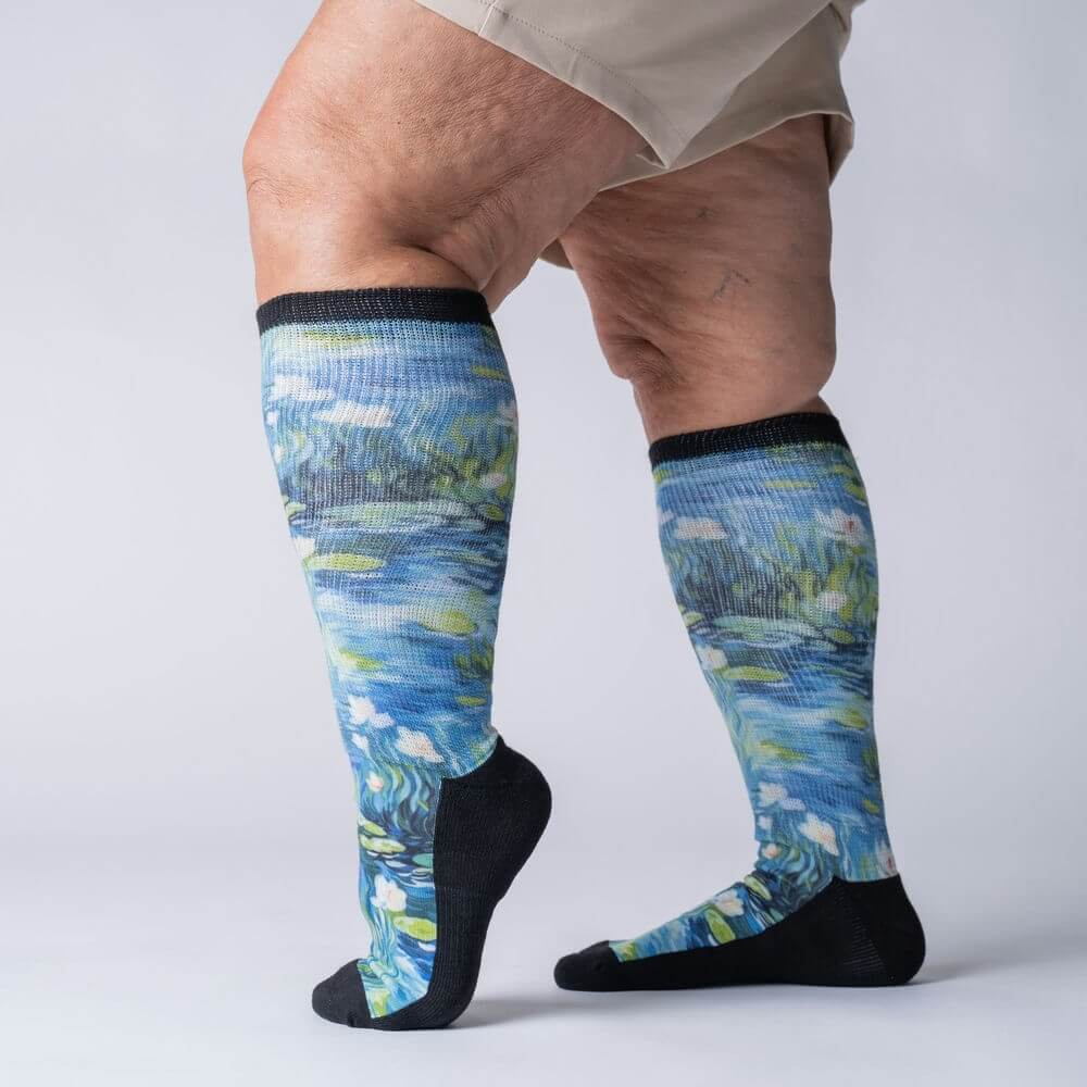 Water Lily EasyStretch™  Socks
