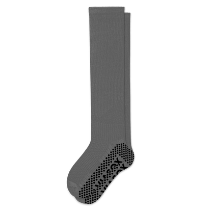 Gray Compression Gripper Socks