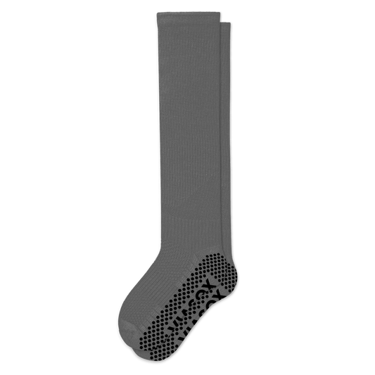 Gray Compression Gripper Socks