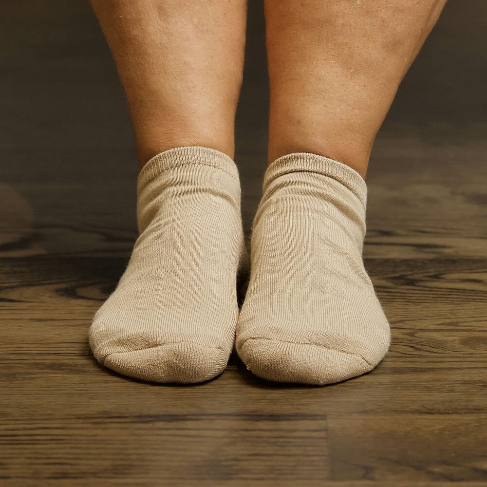 Tan Ankle Socks