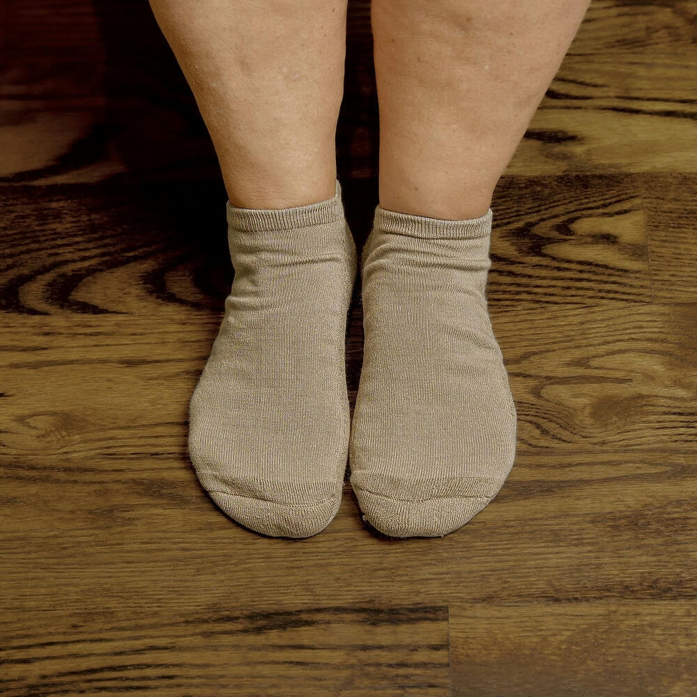 Tan Ankle Socks