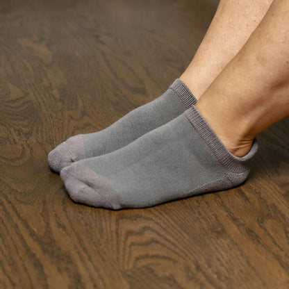 Gray Ankle Socks