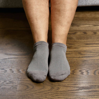 Gray Ankle Socks