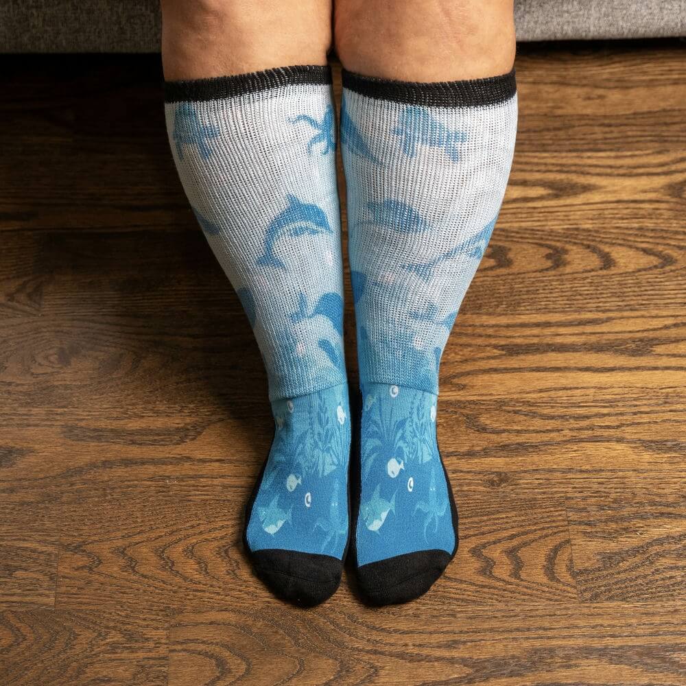Deep Sea EasyStretch™ Socks