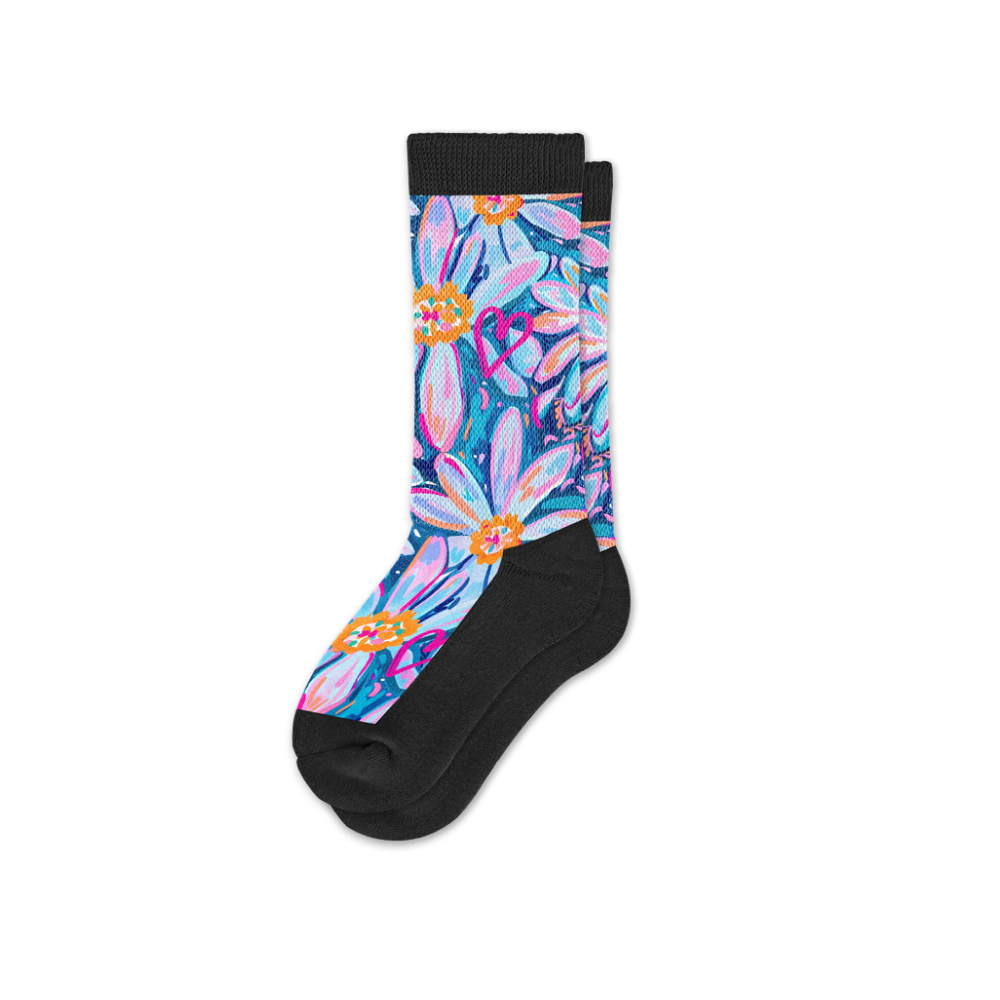 Daisy Blue EasyStretch™ Socks