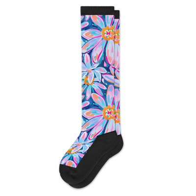 Daisy Blue EasyStretch™ Socks
