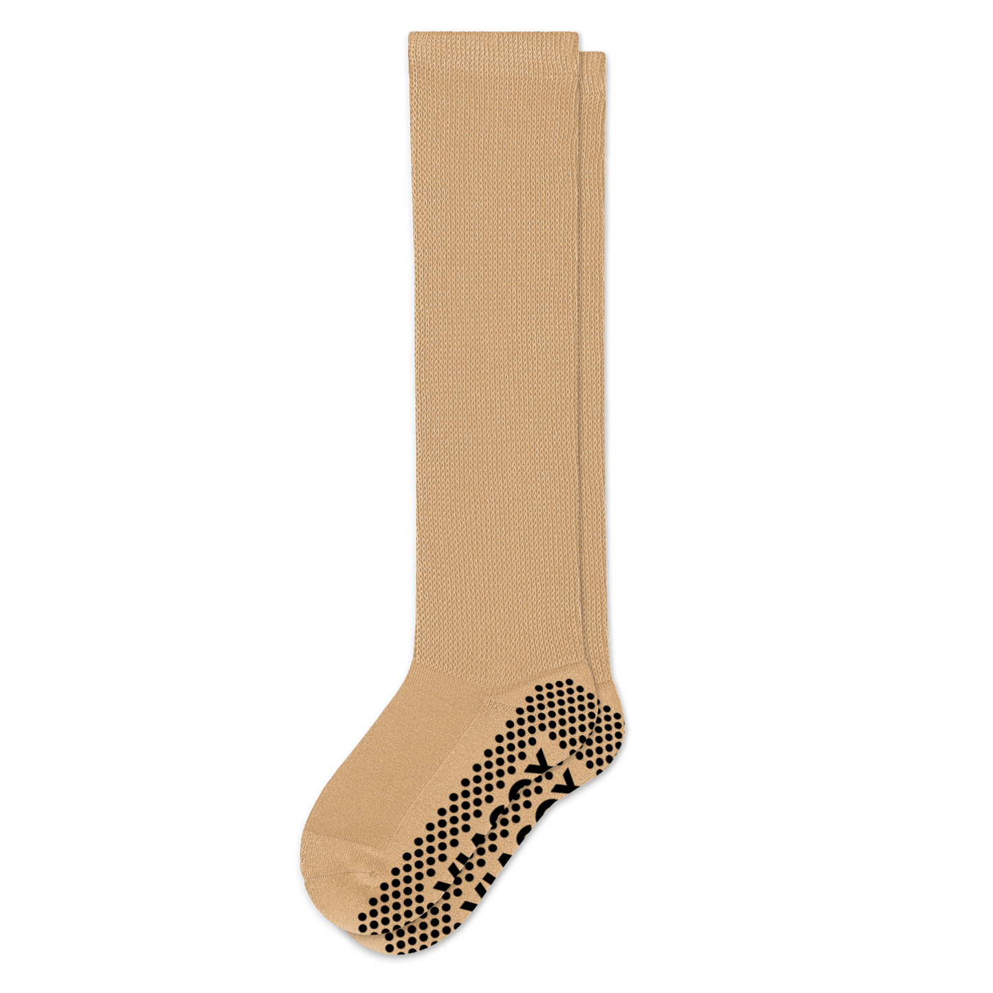 Tan EasyStretch™ Gripper Socks