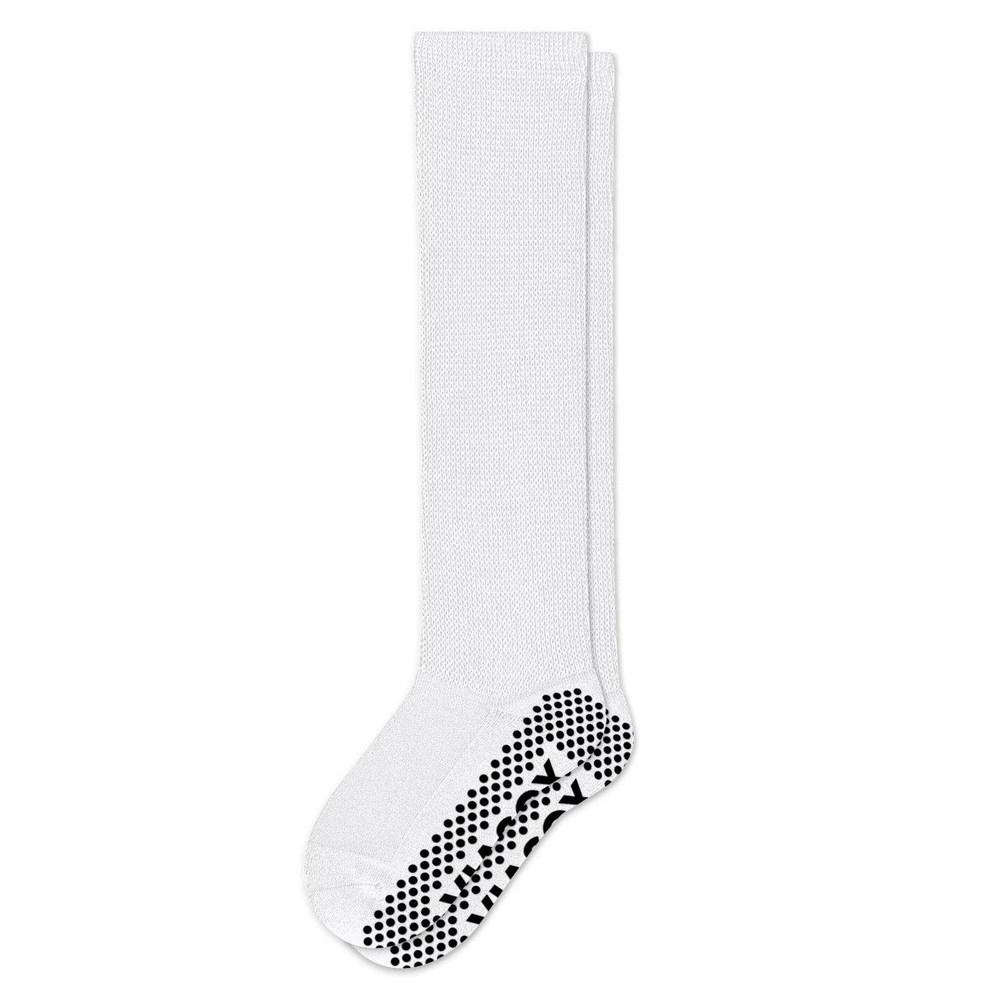 White EasyStretch™ Gripper Socks