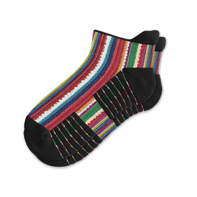 Fiesta Stripes Ankle Compression Socks