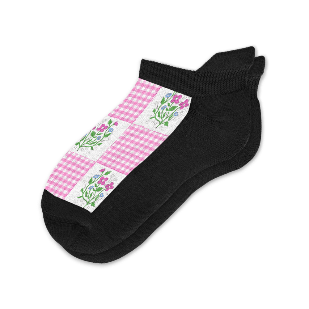 Grandma's Quilt Ankle Socks