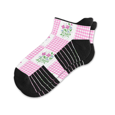 Grandma's Quilt Ankle Compression Socks