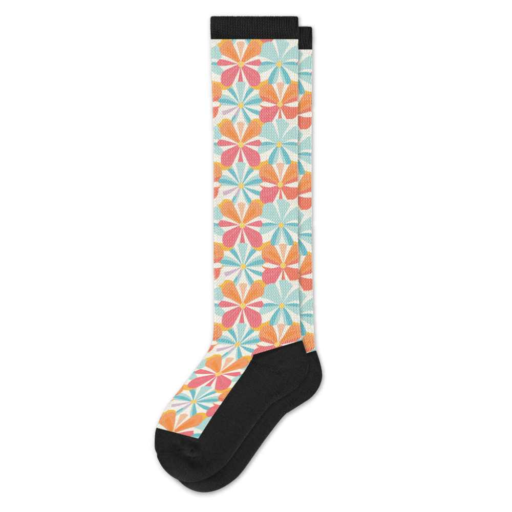 Groovy Blooms EasyStretch™ Socks