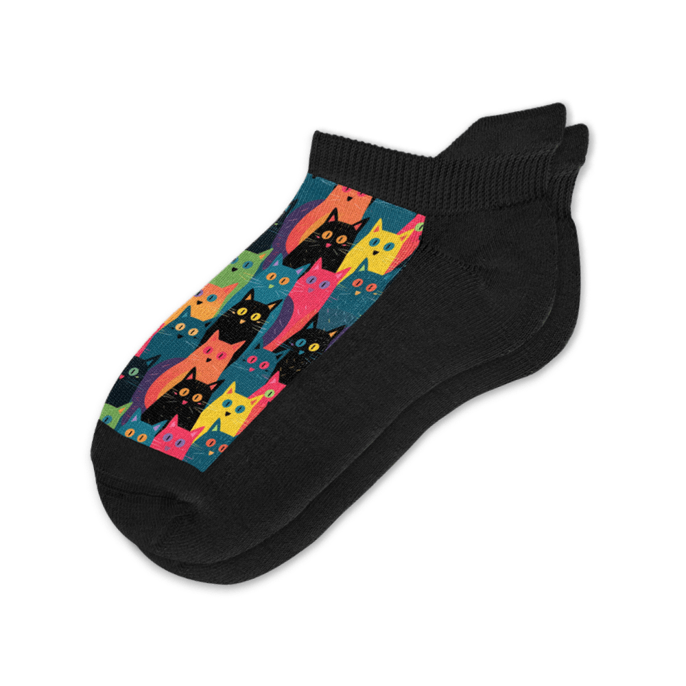 Kitty City Ankle Socks