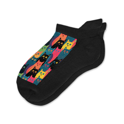 Kitty City Ankle Socks