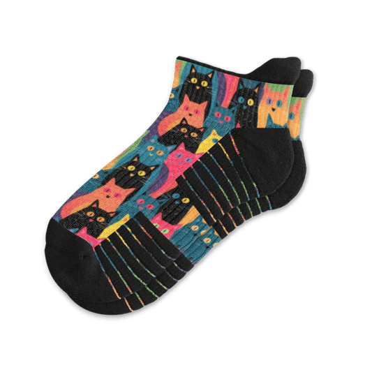 Kitty City Ankle Compression Socks