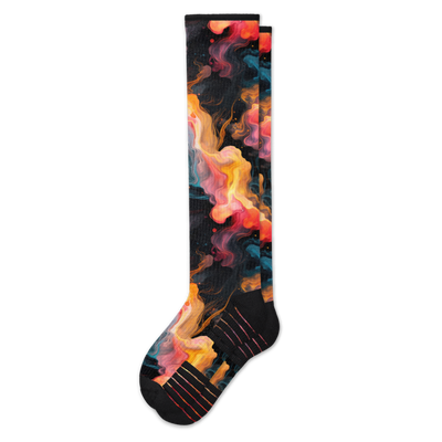 Midnight Lava Compression Socks