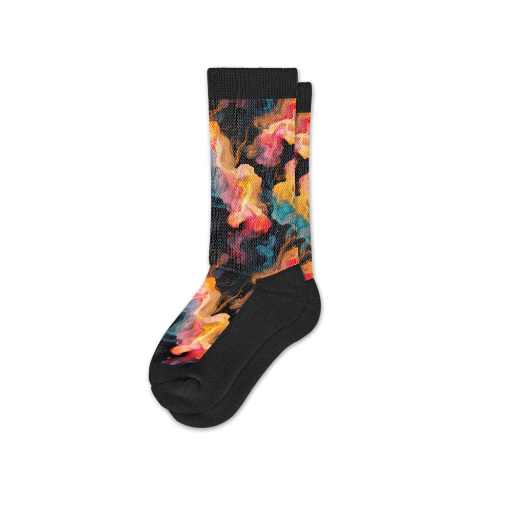 Midnight Lava EasyStretch™ Socks