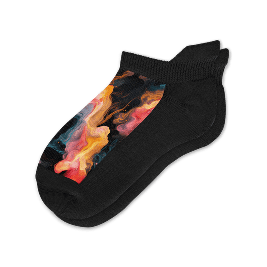 Midnight Lava Ankle Socks