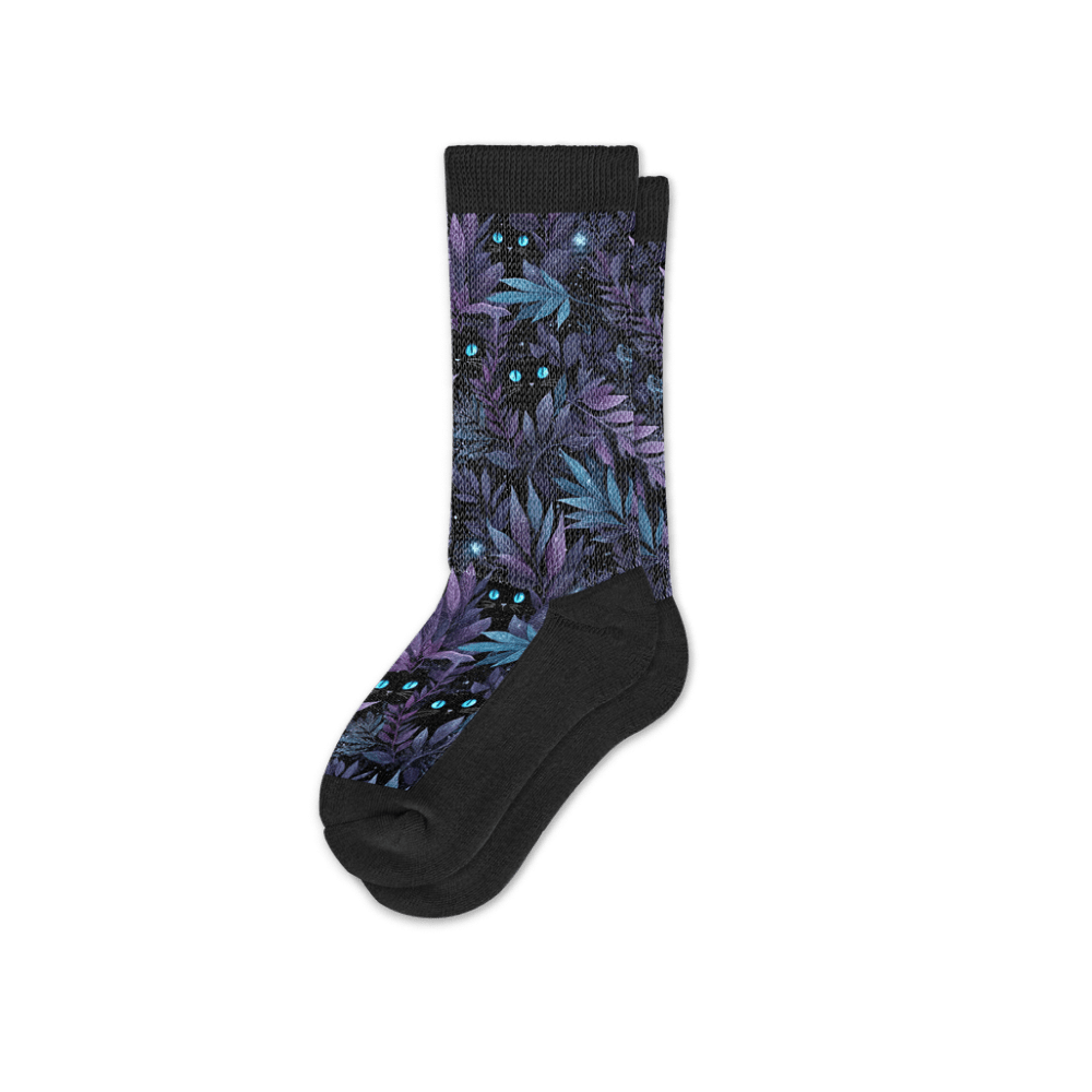 Mysterious Kitty EasyStretch™ Socks