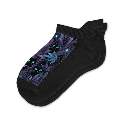 Mysterious Kitty Ankle Socks