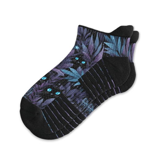 Mysterious Kitty Ankle Compression Socks