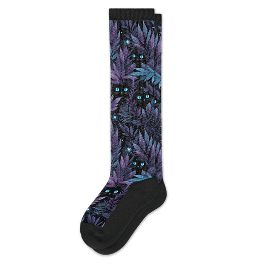 Mysterious Kitty EasyStretch™ Socks