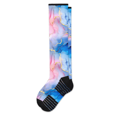 Pastel Marble Compression Socks