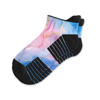 Pastel Marble Ankle Compression Socks