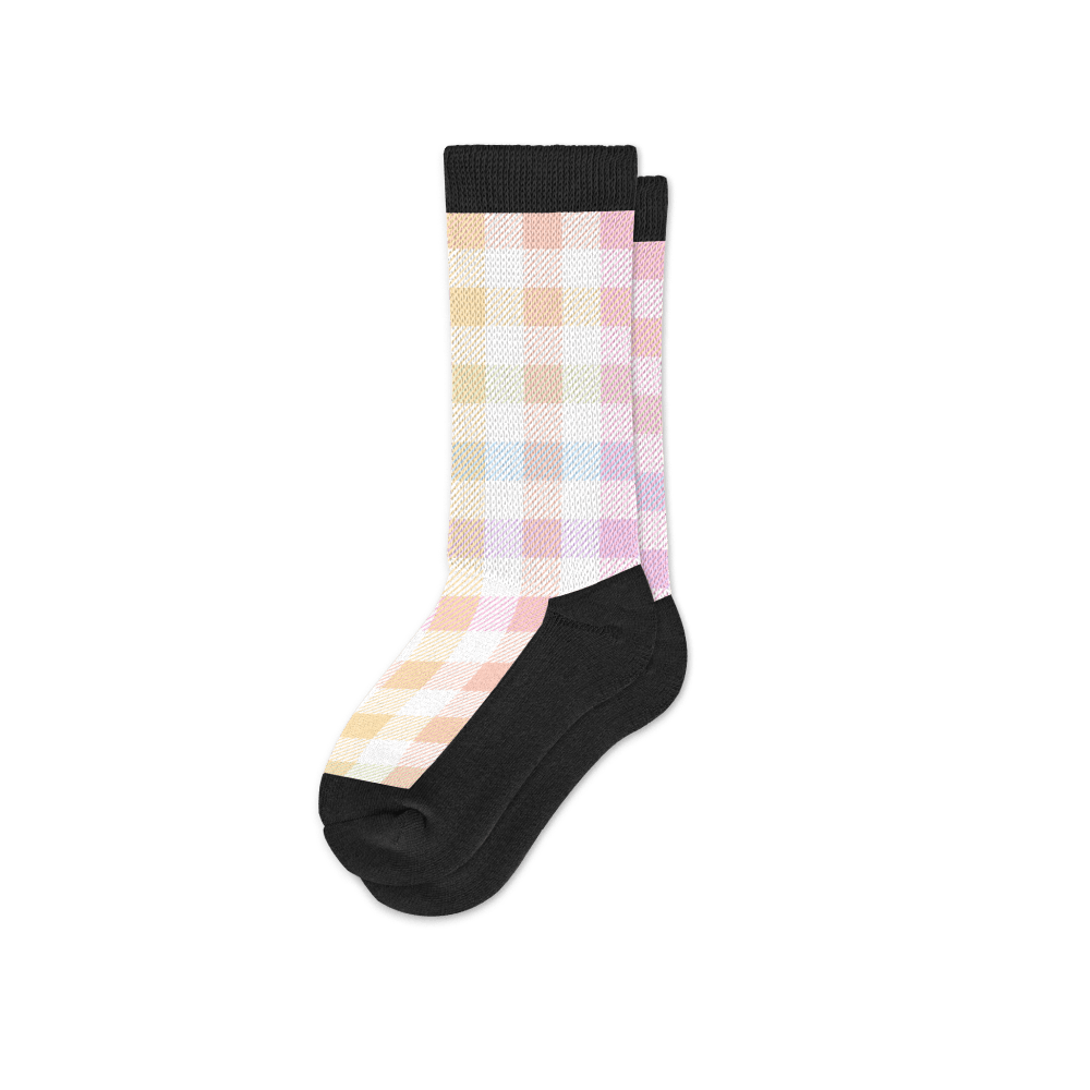 Pastel Plaid EasyStretch™ Socks