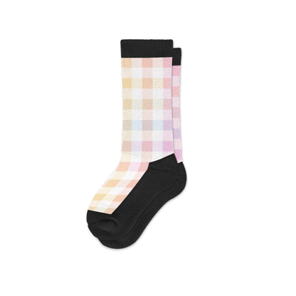 Pastel Plaid EasyStretch™ Socks
