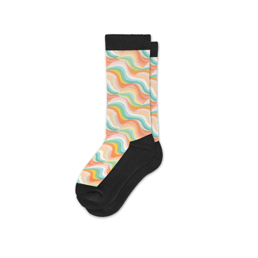 Pastel Waves EasyStretch™ Socks