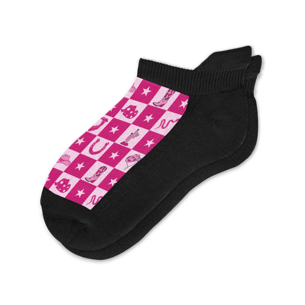 Pink Rodeo Ankle Socks