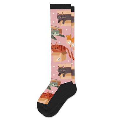 Cats in Boxes EasyStretch™ Socks