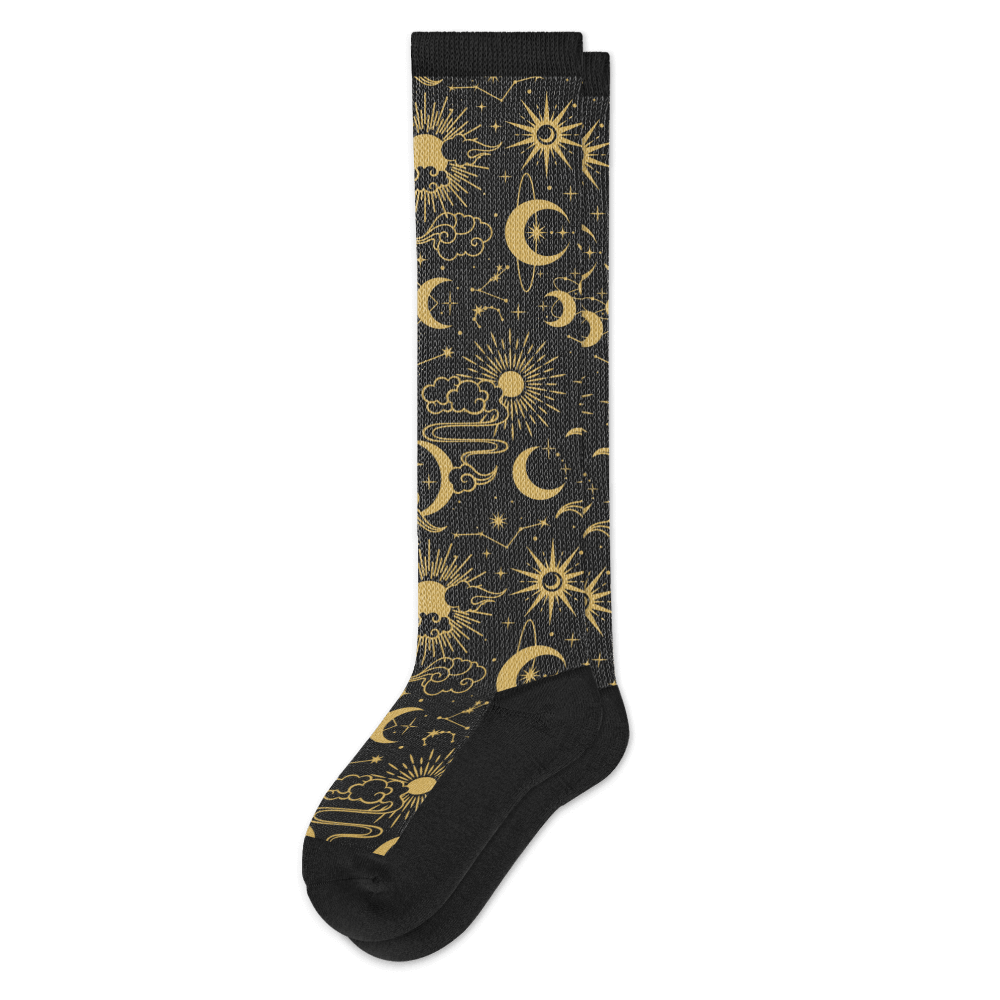 Star & Moon EasyStretch™ Socks