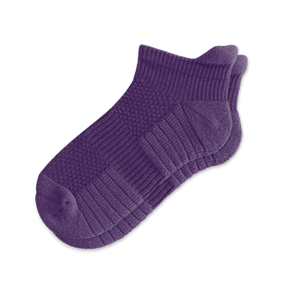 Royal Purple Ankle Compression Socks