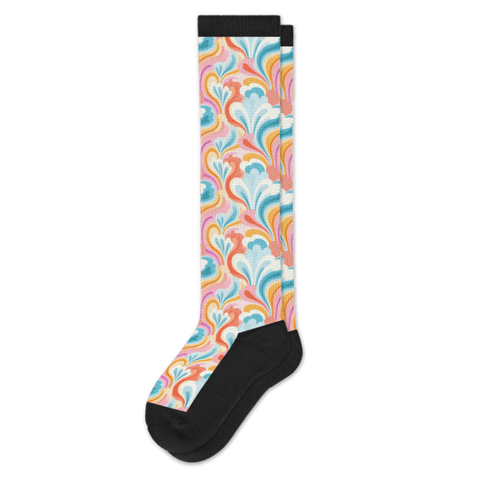 Spring Swirls  EasyStretch™ Socks