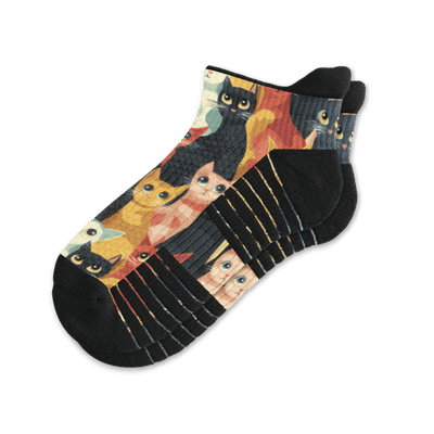 Whiskers Ankle Compression Socks