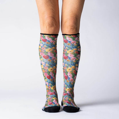 Wildflower Compression Socks