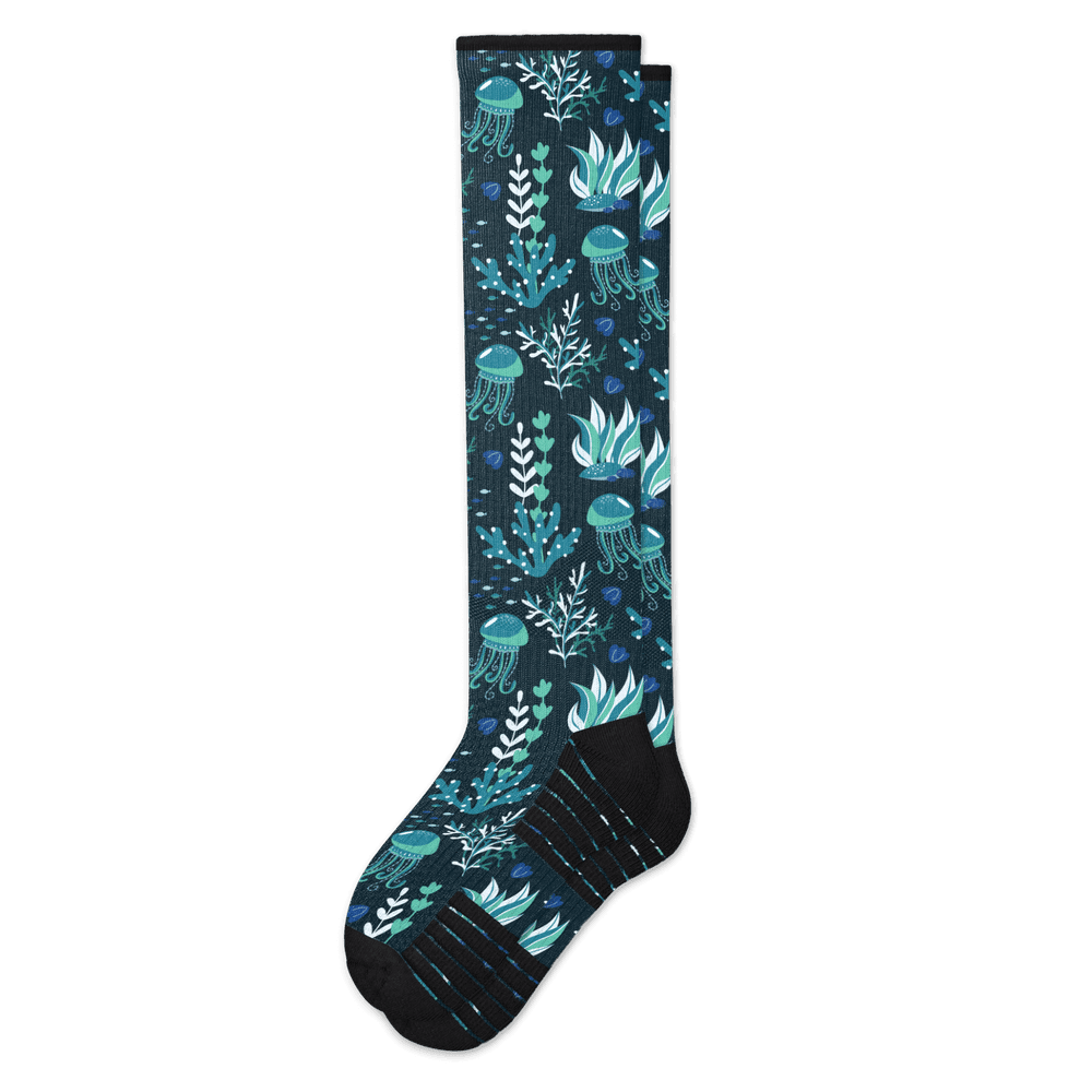Jellyfish Blues Compression Socks